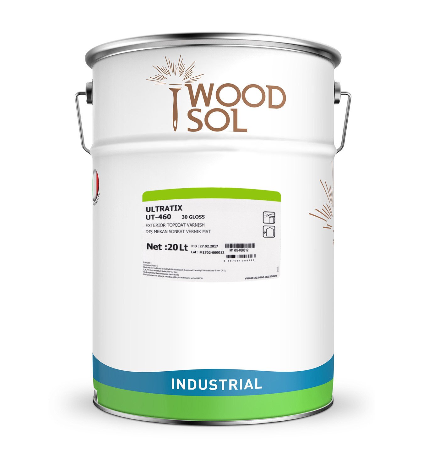 Ultratıx Ut-460 Su Bazlı Son Kat Vernik | Woodsol.com.tr görseli